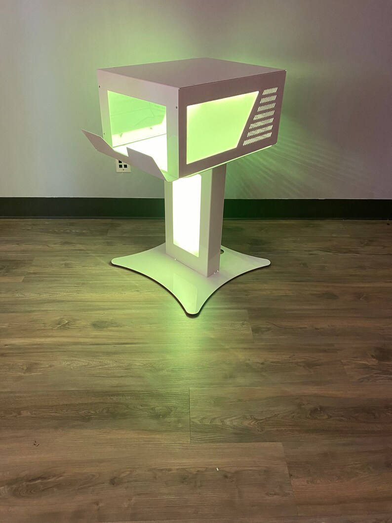 Photo Booth LED Printer stand and LED Printer Cover with Etsy