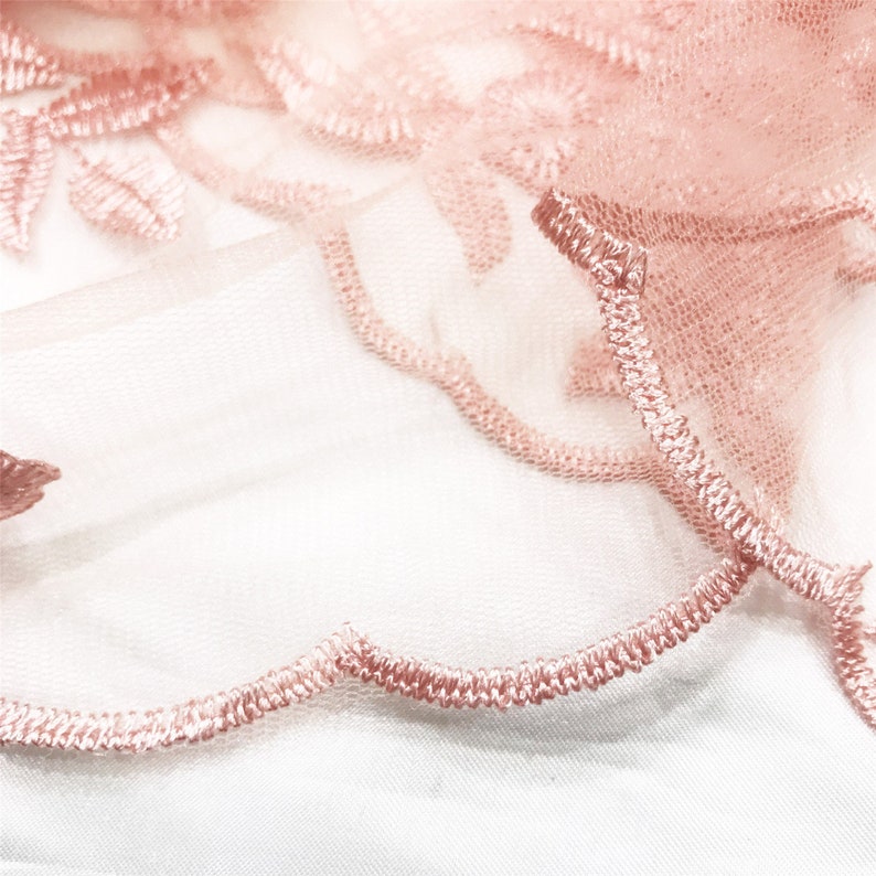 Mesh Embroidery Lace Fabric for Prom Dress Beautiful Floral Lace Fabric Tulle Guipure Lace Fabric By The Yard
