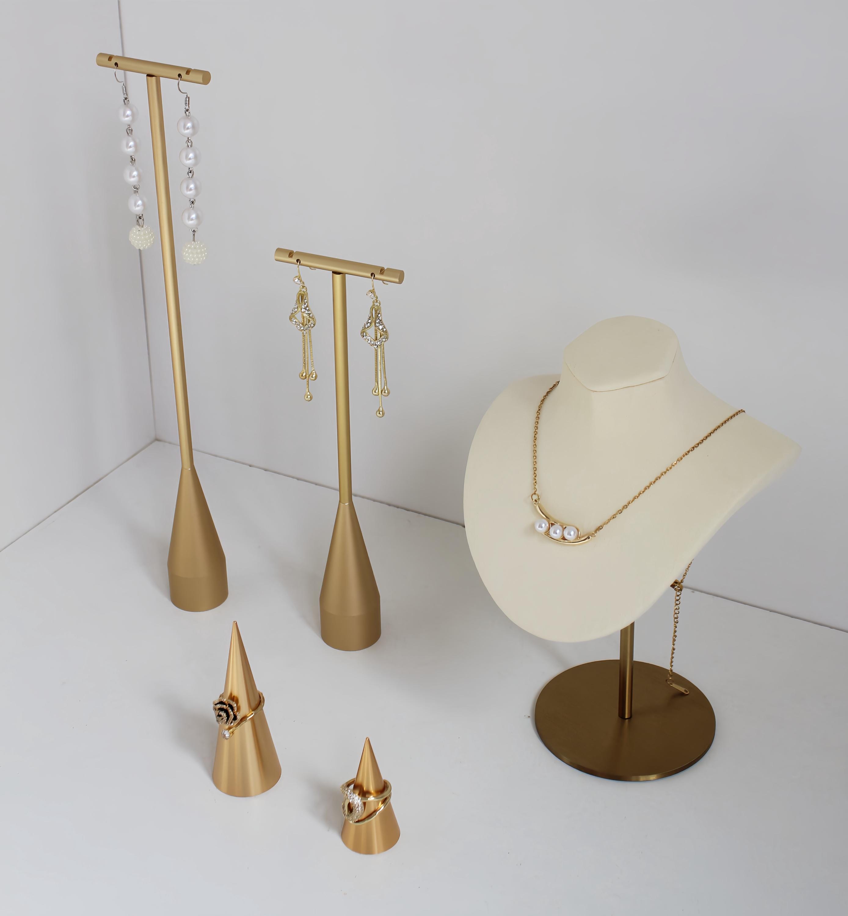 Jewelry Display Stand: Necklace Bust, Ring & Earring Rack - Etsy