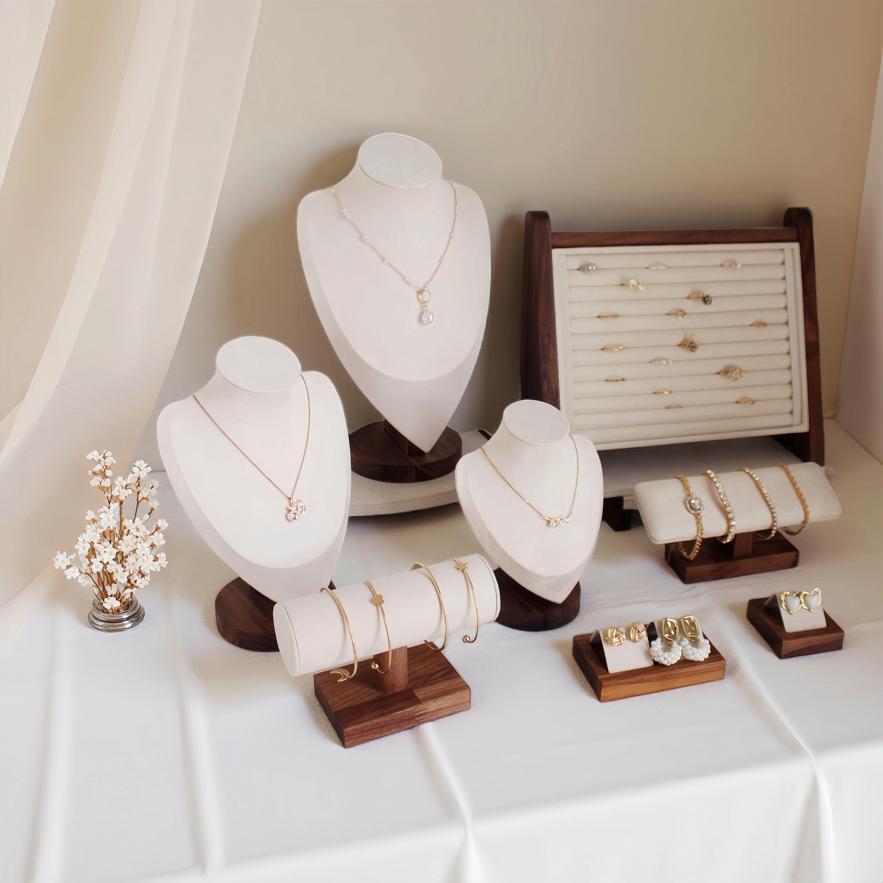 Zwart Fluwelen Mannequin Ketting Hanger Sieraden Display Standhouder Show Plank kopen vanaf een prijs van 5.93