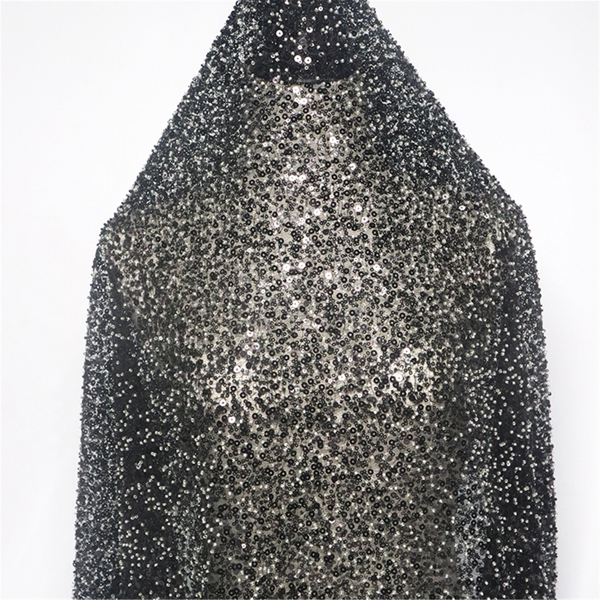 Luxury Black Full 3D Beaded Lace Fabric Latest Heavy Beaded Etsy