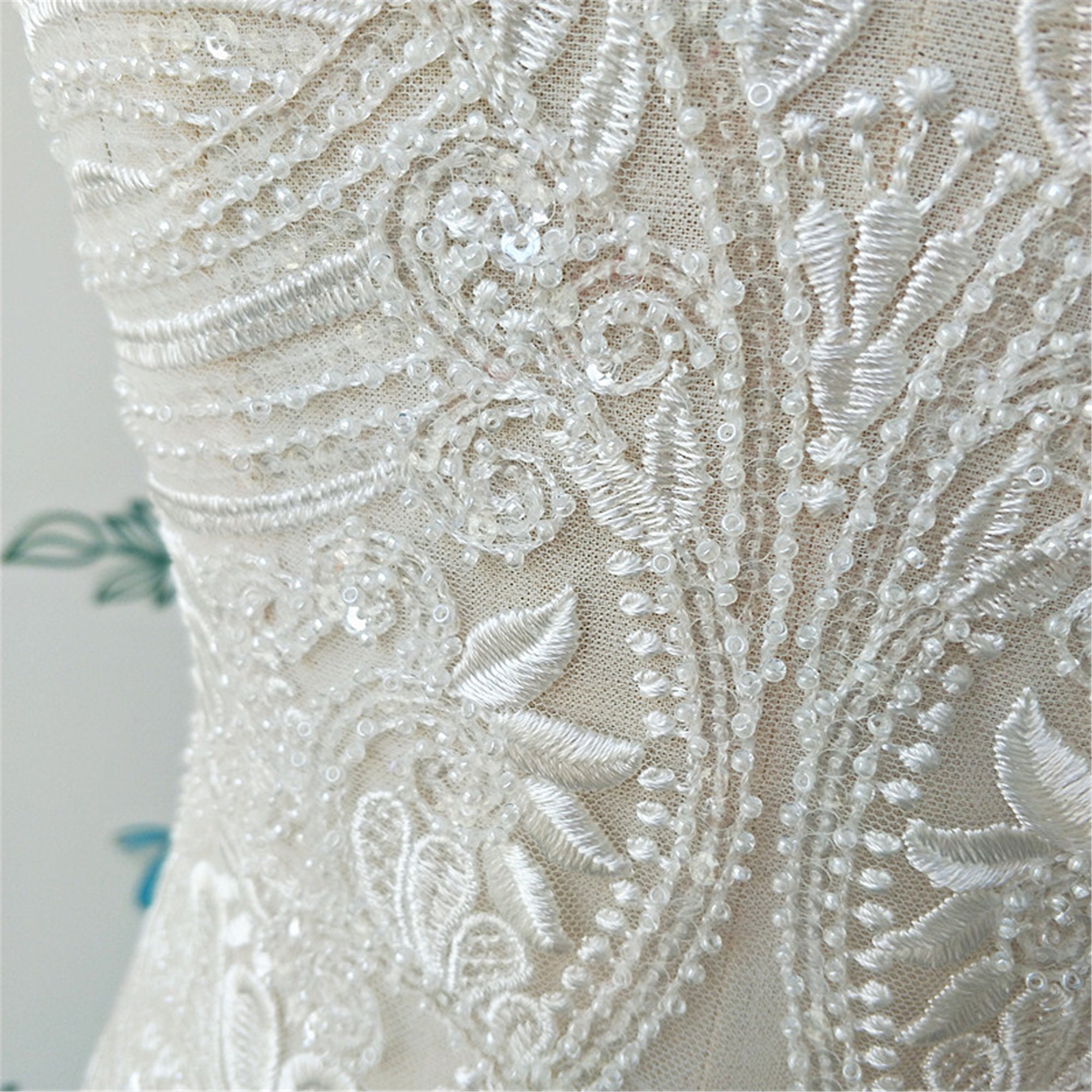 Luxury Embroidery Lace Applique Wedding Dress Lace Bridal - Etsy Canada
