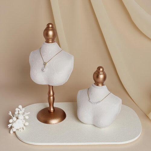 Mannequin Necklace Display Bust: Jewelry, Scarf & Accessories Stand