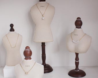 Jewelry Display Bust Stand, Necklace Mannequin Display, Jewelry Display Stand, Necklace Display for Earrings Pendant Boutique