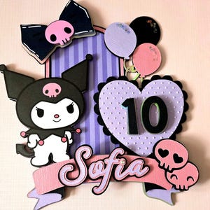 Kuwaii Cake Topper kromi