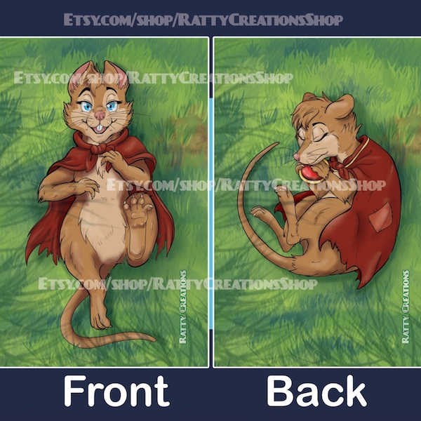 Brisby Mouse small  dakimakura/ Queen sized pillow case