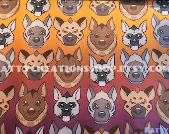 Hyena: Playmat/Deskmat/Mousepad
