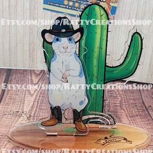 Cowboy rat Ranger cactus double layer Acrylic Standee