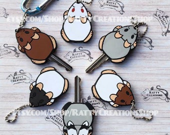 RAT Rubber key holder 3in keychain
