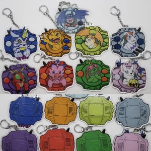 Digital Monster 3inch Acrylic charm wave 1