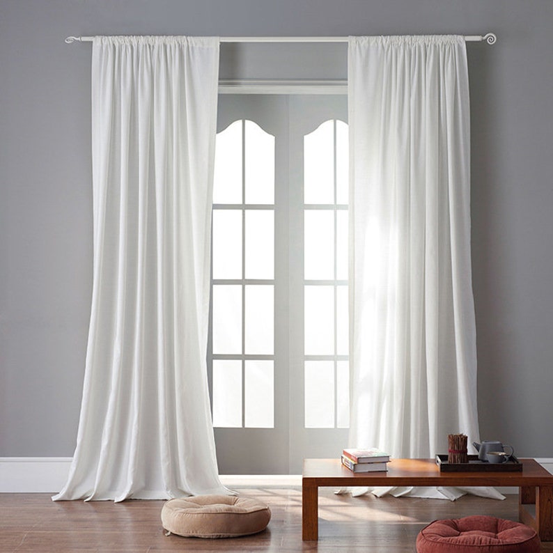 9 colors plain curtain custom linen cotton curtain bedroom curtain,summer curtain living room drapes custom size