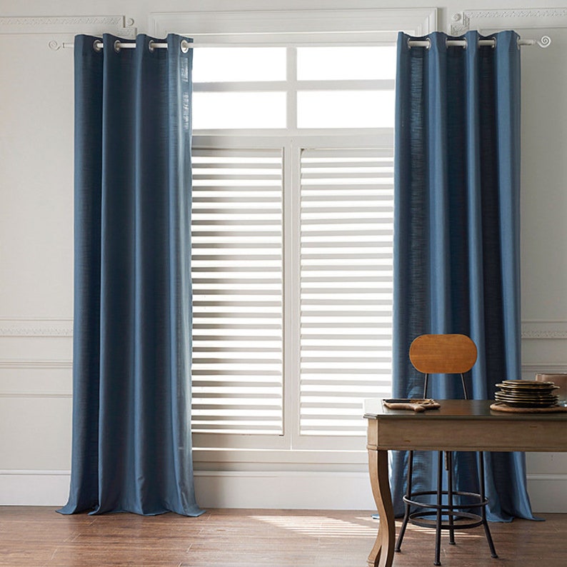 9 colors plain curtain custom linen cotton curtain bedroom curtain,summer curtain living room drapes custom size