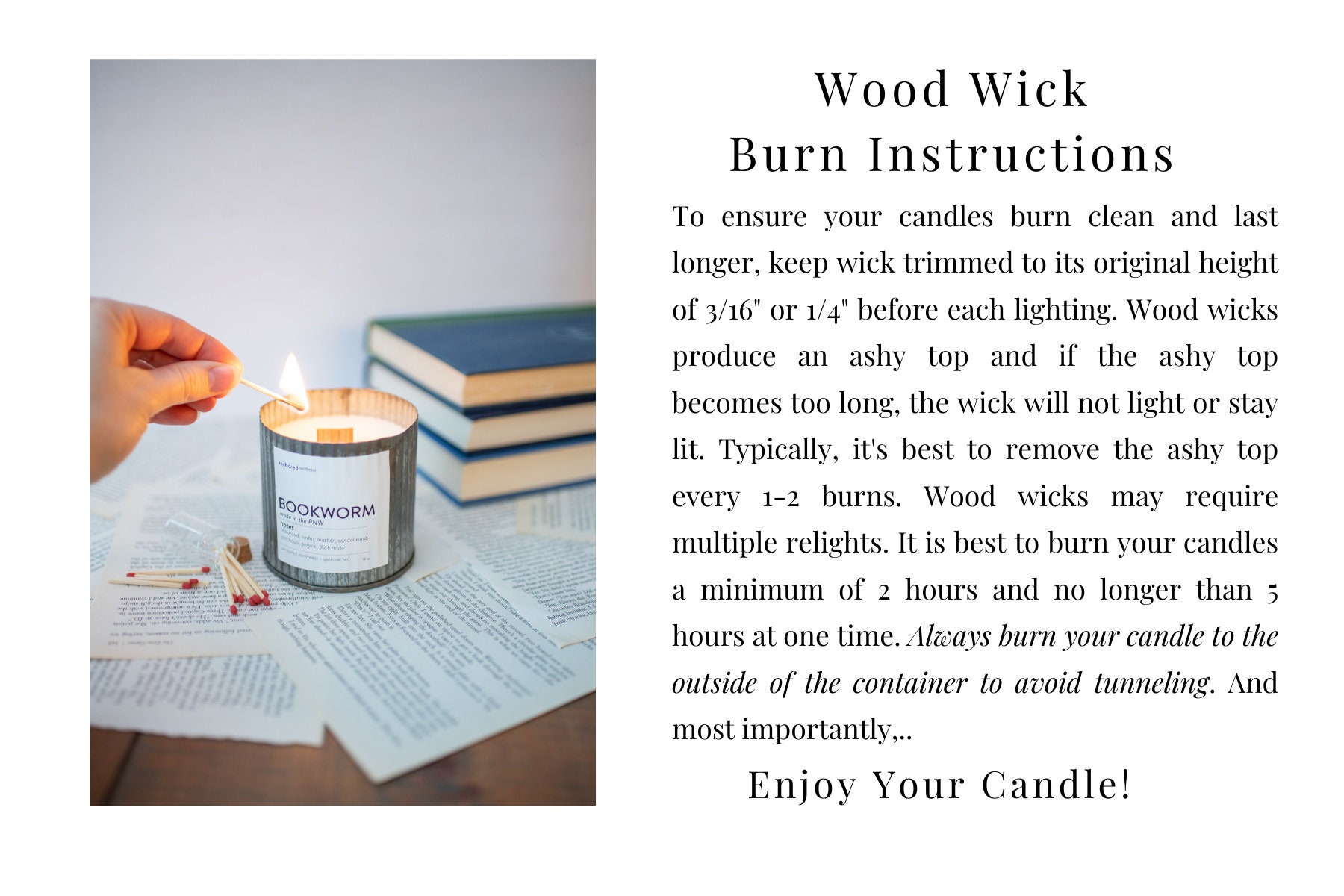 Wood Wick Soy Candle - Summer Sangria - Proudly Handmade in the