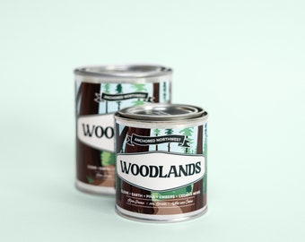 Woodlands Wood Wick Candle | Boyfriend Gift | Gifts for Him | Gifts for Her | Housewarming Gift | Scenic Route | Paint Can Candle