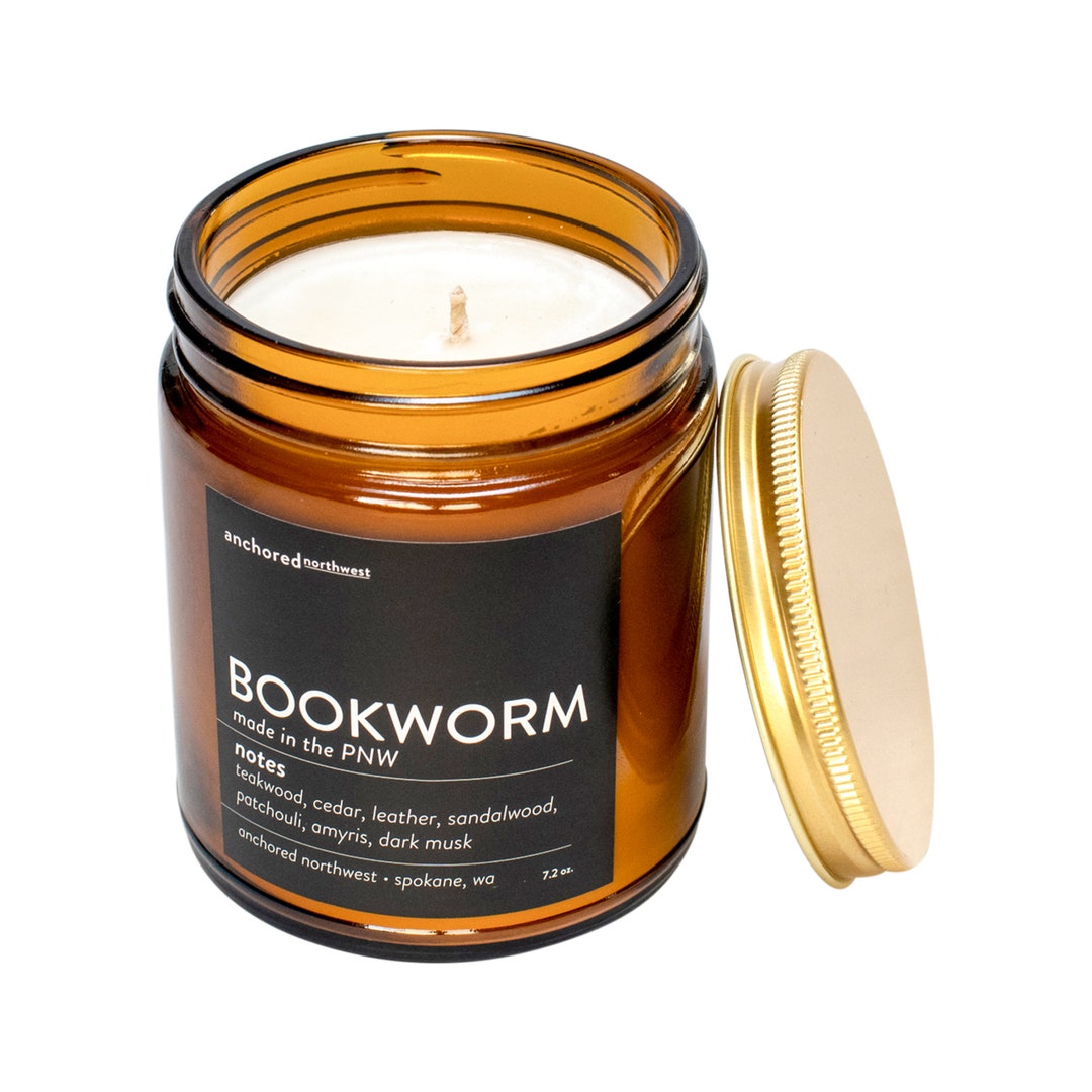 Bookworm Book Lover Gift Bookish Candle Literary Gifts Bookish Gifts