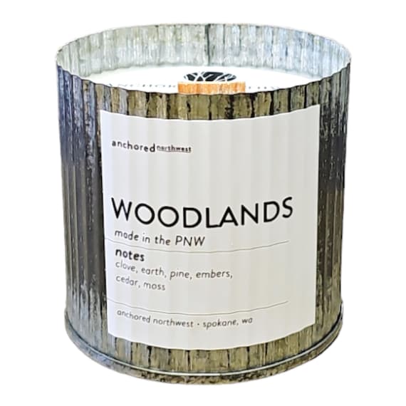 Woodlands Wood Wick Candle | Christmas Gift | Girlfriend Gift Ideas | Just Because Gift | Boyfriend Gift | Gift for Mom