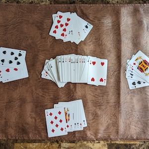Travel board game mat