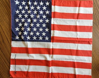 American Flag Patriotic Upwing Eagle Legends Live 21" x 21" Bandana #1044 American Flag Patriotic Upwing Eagle Legends Live 21" x 21" Bandana #1044