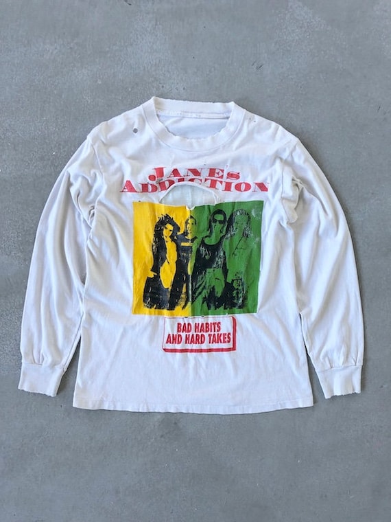 Vintage 90s Janes Addiction Bad Habits LS Tee