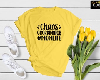 Coordinatore caos, mamma camicia, mamma camicia, regalo per la mamma, regalo per la mamma, regalo festa della mamma, camicia madre, camicia vita mamma, tee mamma, regalo mamma