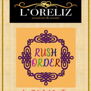 Rush Order, Rush my order