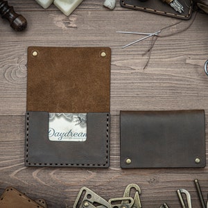 Porte-cartes de visite personnalisé, Porte-cartes de visite professionnel en cuir pour agents d'assurance et avocats, Cadeau pour agent immobilier, Expresso