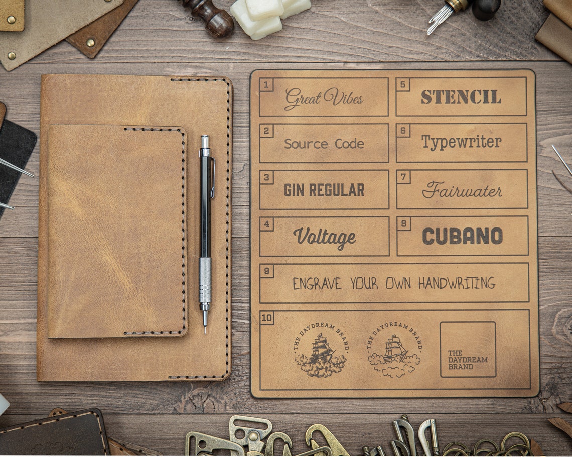 Custom Refillable Leather Travel Journal and Notebook Etsy