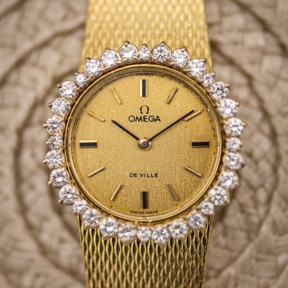 Omega de ville vintage gold Outlet