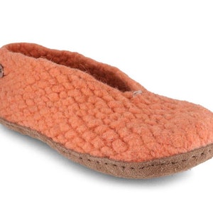 Barfußhausschuhe WoolFit® Woolies Apricot