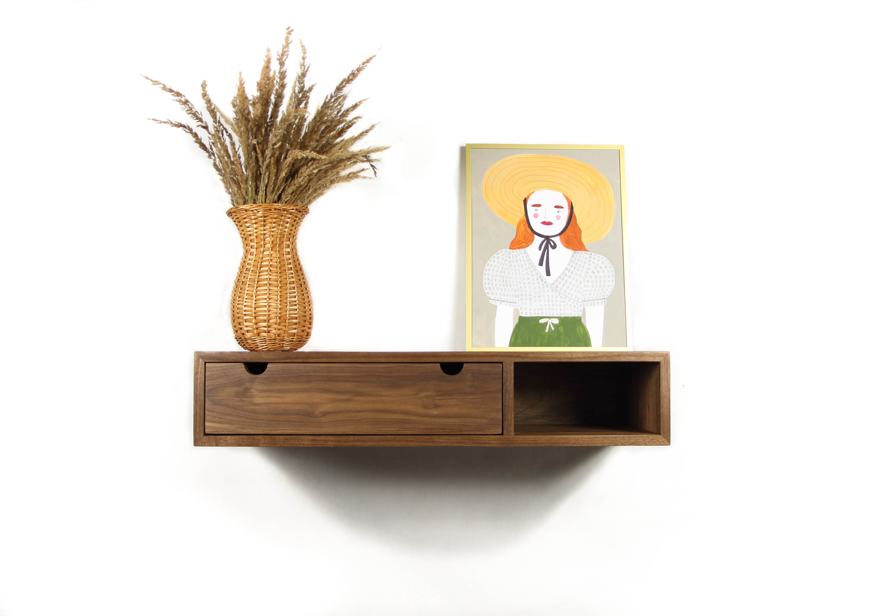 Table console flottante/table d'entrée