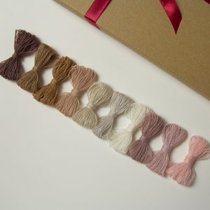 Pure cashmere yarn, 100% cashmere darning yarn, Loro Piano Italian cashmere remnants, cashmere yarn for repairs