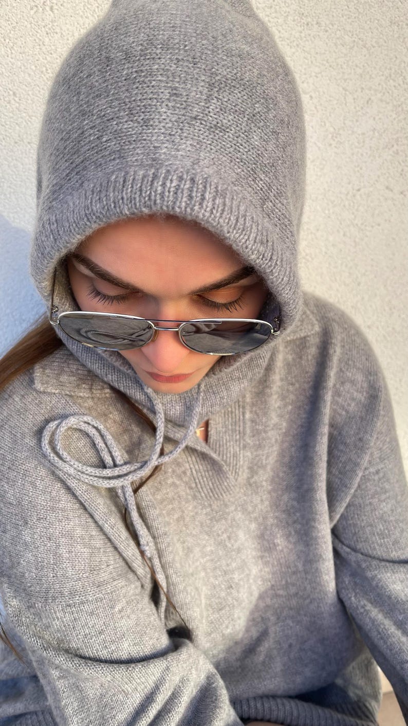 Chunky Cashmere Hood Scarf – PDF Tutorial
