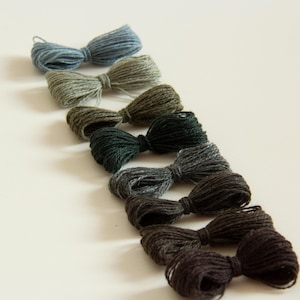 Pure cashmere darning yarn in various shades, cashmere yarn, darning thread, cashmere repairs