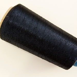Lurex yarn Shiny viscose yarn Shimmer yarn Blue lurex