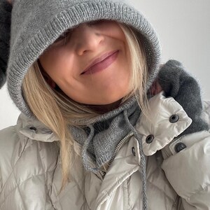 Knitting Pattern: Minimalist Cashmere Balaclava
