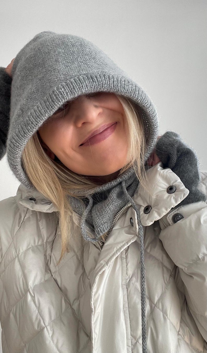 Knitting Pattern: Minimalist Cashmere Balaclava