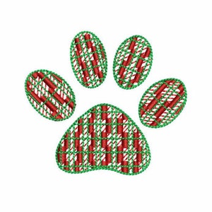 Animal Paw Machine Embroidery Design 3 SIZES, Pet Paw Digital Embroidery, Animal Footprint Machine Embroidery File, Pawprint Embroidery File