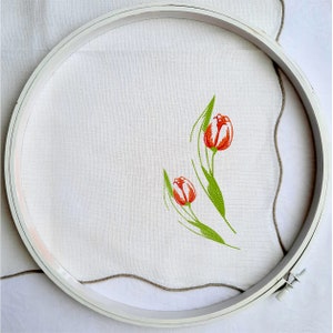 Tulips SET - 5 Different Designs for Machine Embroidery, Tulip Flowers ...