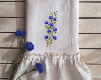 Blaue Kornblumen Maschinenstickerei, Wildblumen Stickdatei, digitale Stickdatei, blaue Blumen Stickerei - sofort download!