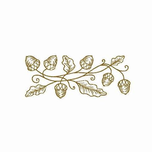 Autumn Leaves Border Stationery – 80 Sheets