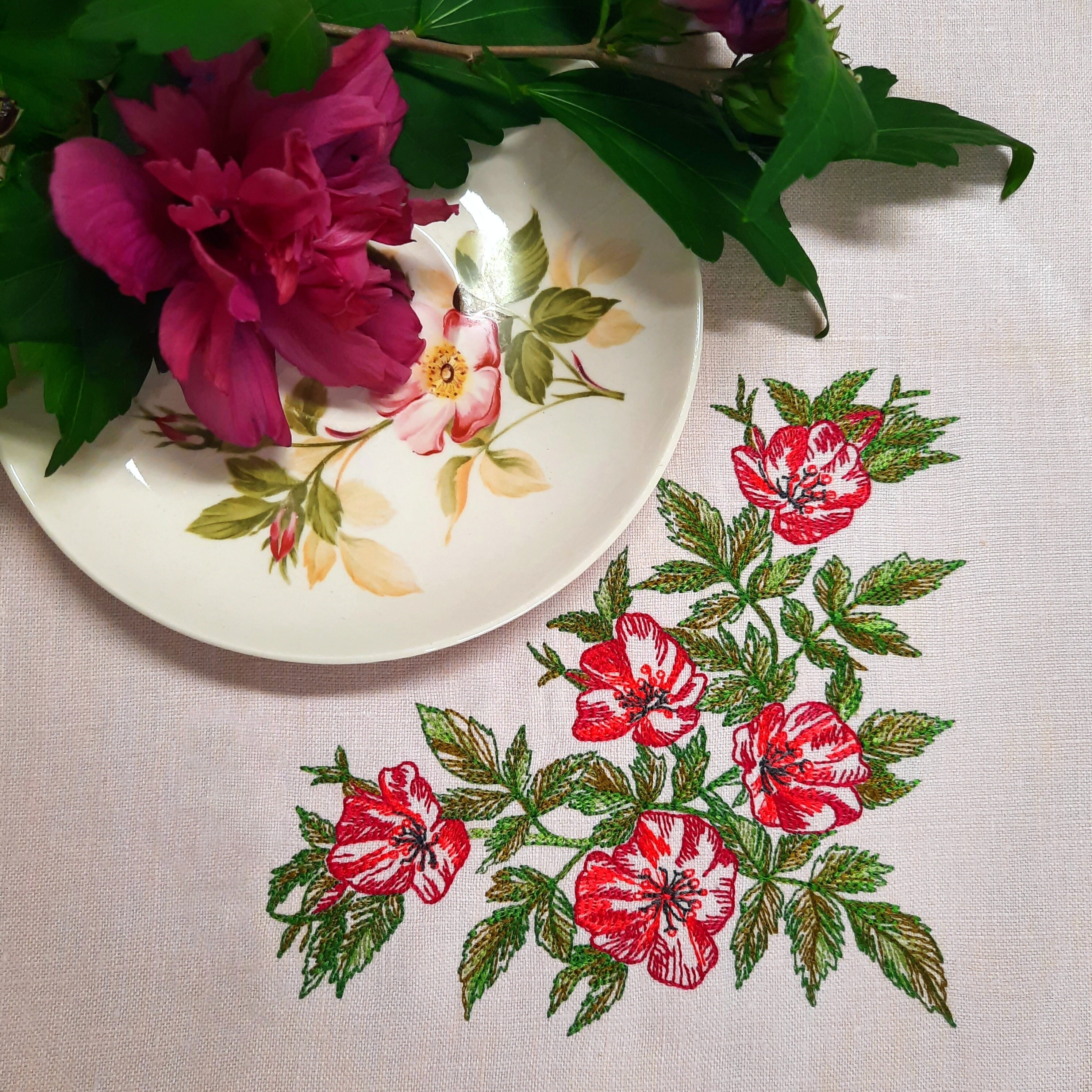 Rosehip flower corner machine embroidery design sketch etsy Rosehip flower corner machine embroidery design sketch etsy