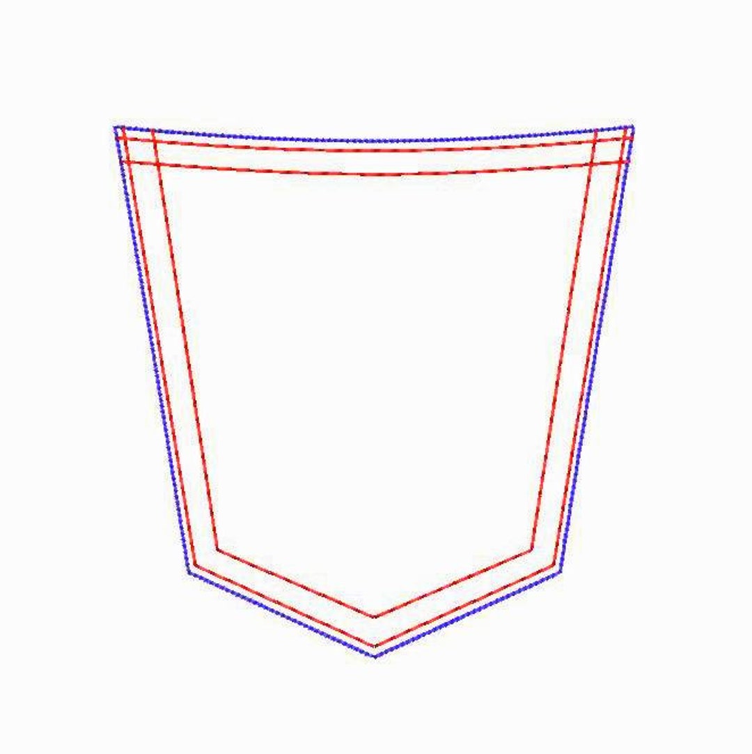 Jeans Pocket Monogram Frame Machine Embroidery Design 5 SIZES - Etsy