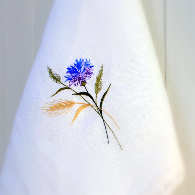 Knapweed / Cornflower Machine Embroidery Design Knapweed Etsy