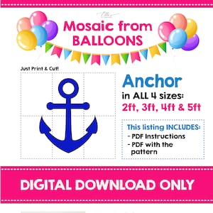 Anchors Aweigh Bouquet Of Balloons – Nautical – Summer – Foil
