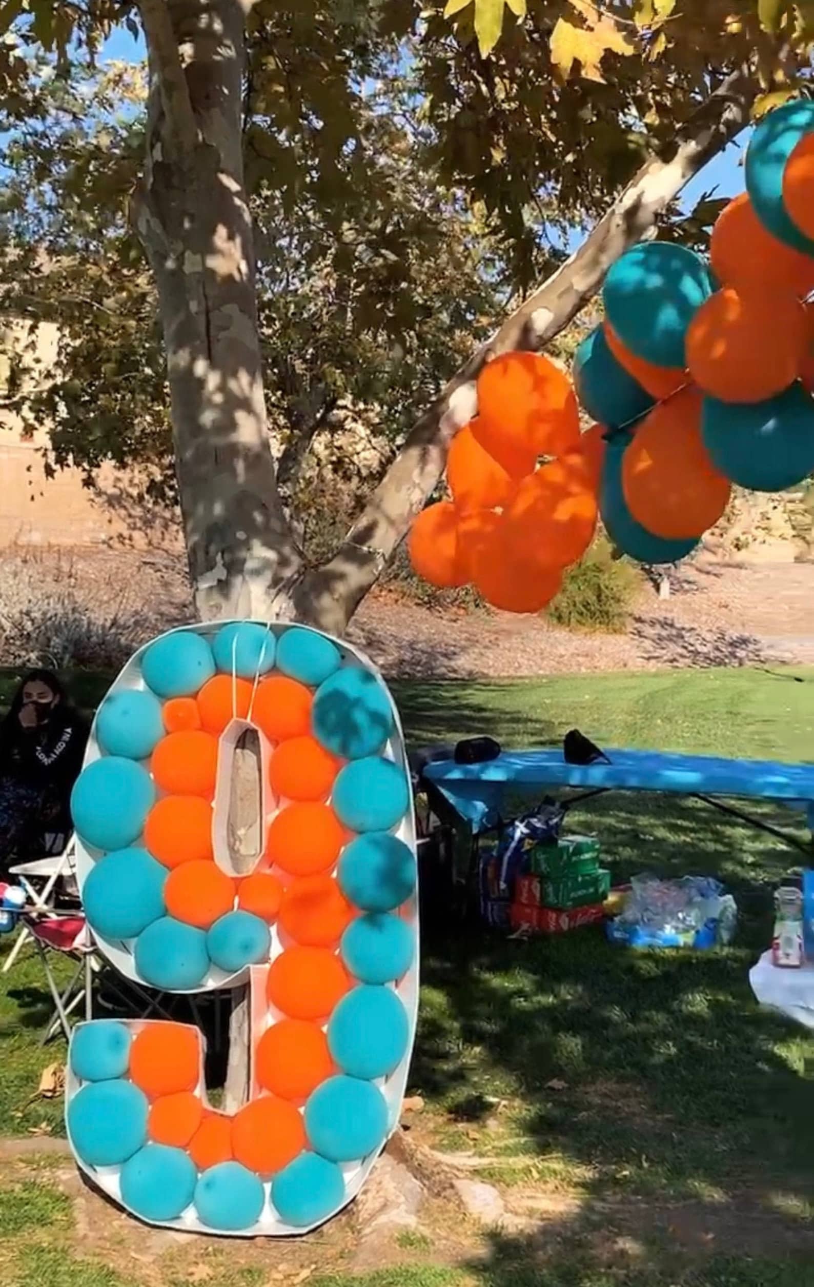 Mosaic Number 9 Number Nine Mosaic Template From Balloons Etsy