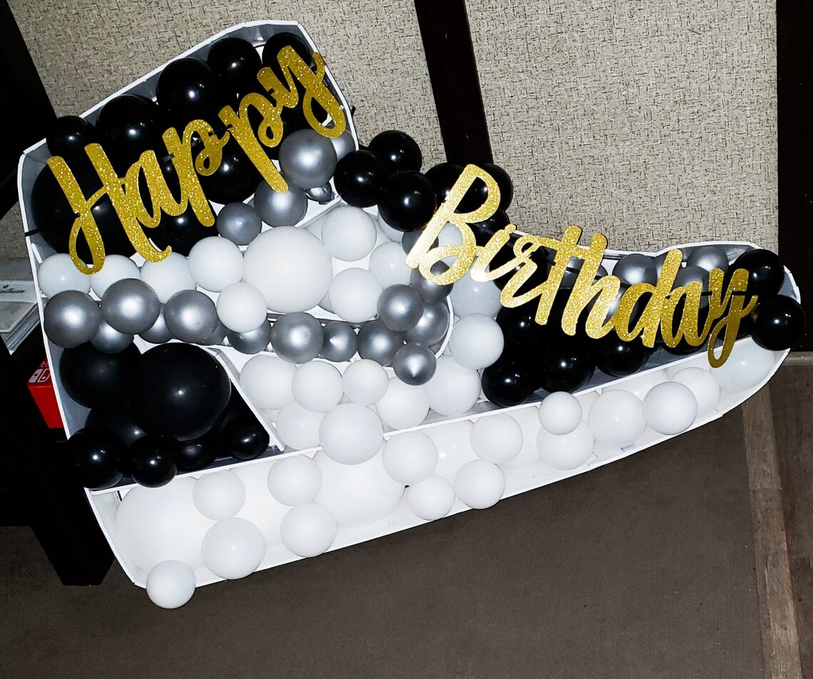 Sneaker from Balloons Shoe Mosaic from Balloons Decor Ideas Etsy