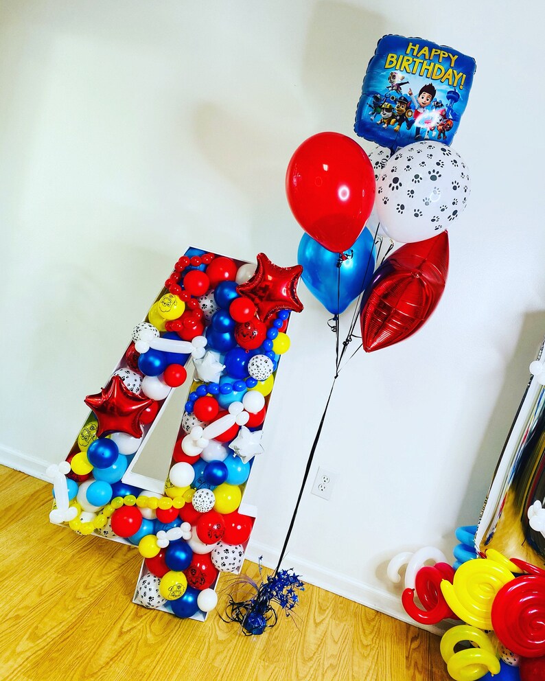 Number 1 Mosaic Numbers Number One Balloon Mosaic Mosaic Etsy France