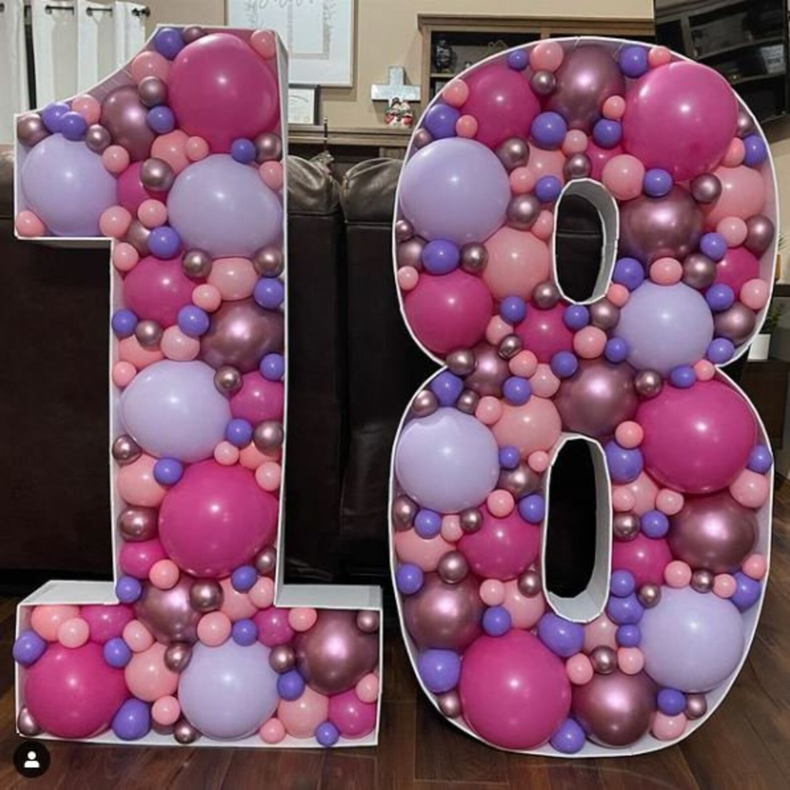Mosaic Number 9 Number Nine Mosaic Template From Balloons Etsy