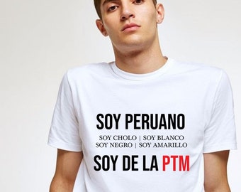 Camiseta Soy Peruano, Orgullo Peruano, Herencia Latina