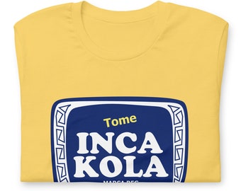Inca Kola T-Shirt, Peru Unisex Tee, Peruvian Soda Shirt, Vintage Latin Shirt
